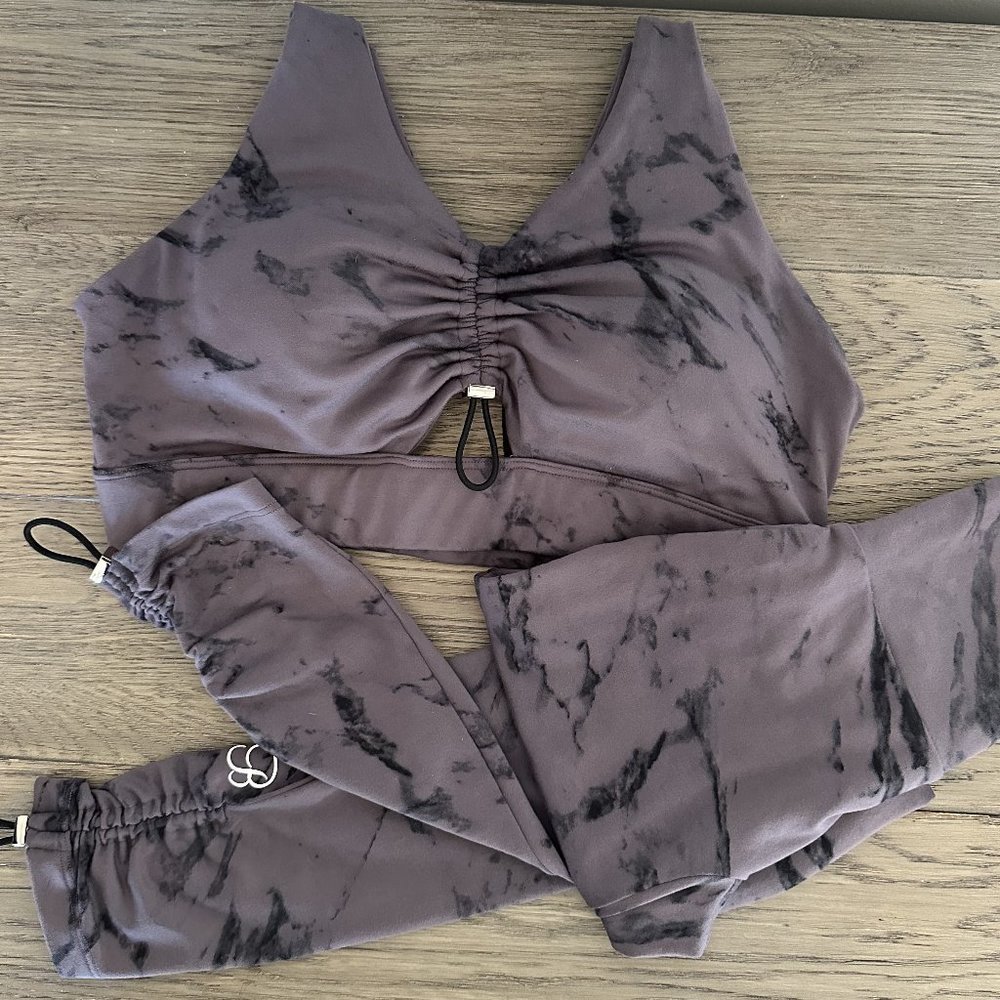 Bombshell Sportwear - Marble Charcoal Toggle Set - SOLD OUT on BS!